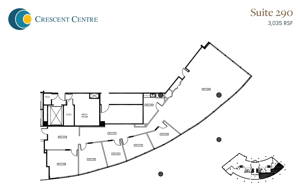 100 Crescent Center Pkwy, Tucker, GA à louer Plan d’étage– Image 1 sur 1