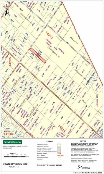 Countryside Drive Land Assembly portefeuille de 4 biens à vendre sur LoopNet.fr - Plan cadastral – Image 3 sur 7
