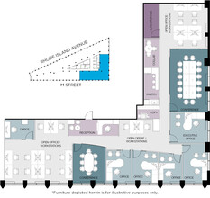 1730 Rhode Island Ave NW, Washington, DC à louer Plan d’étage– Image 1 sur 1