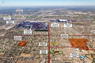 2450 S B St, Stockton, CA - VUE AÉRIENNE  vue de carte