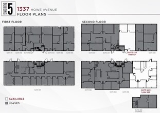 1321 Howe Ave, Sacramento, CA à louer Plan d’étage– Image 1 sur 1