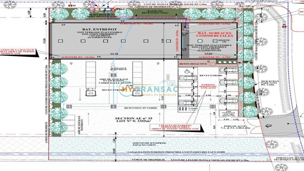 Local d'activités dans Bondoufle à vendre - Plan de site – Image 3 sur 18