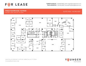 5151 Belt Line Rd, Dallas, TX à louer Plan d’étage– Image 1 sur 1