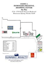 3756-3792 S Suncoast Blvd, Homosassa, FL à louer Plan de site– Image 1 sur 9