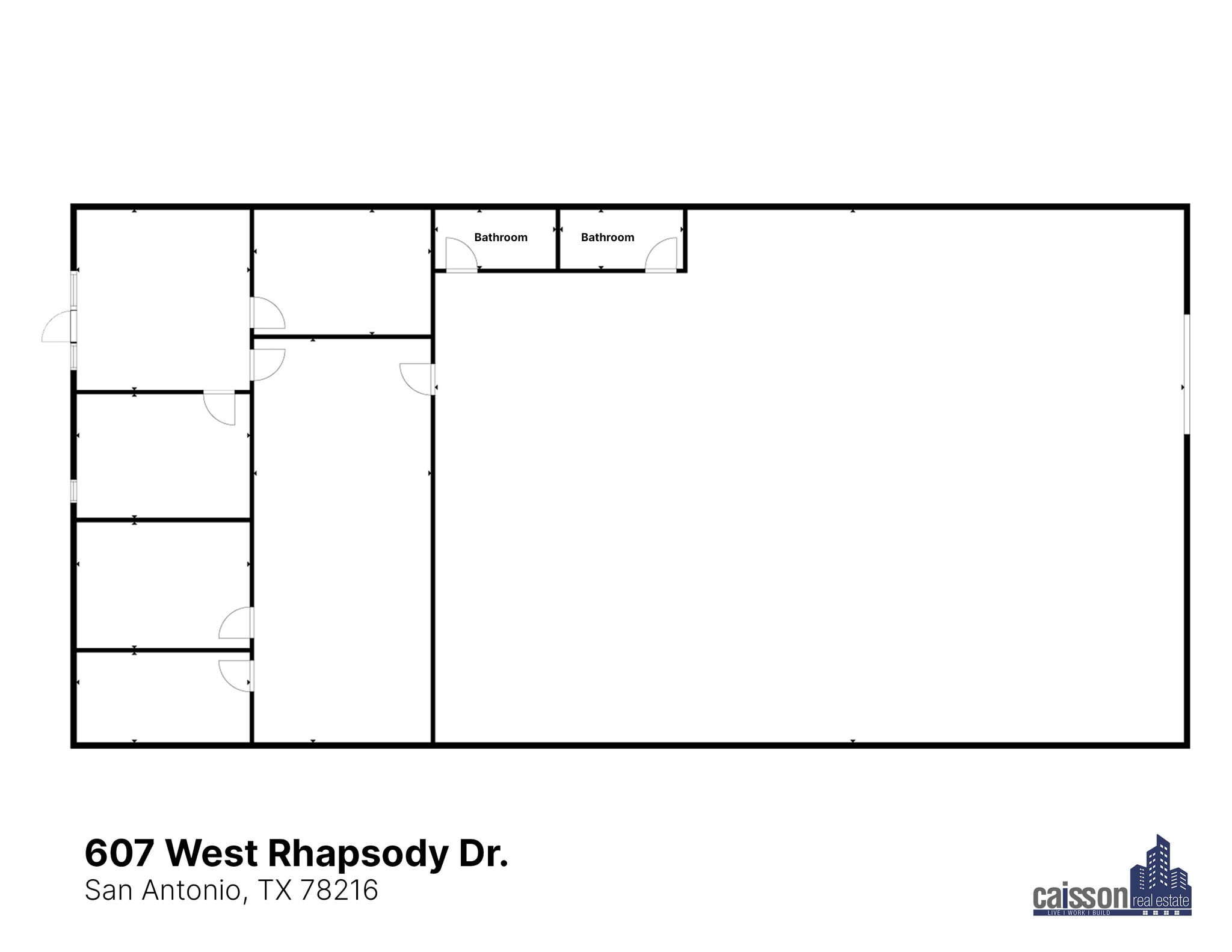 603-609 W Rhapsody Dr, San Antonio, TX à louer Plan d’étage– Image 1 sur 1