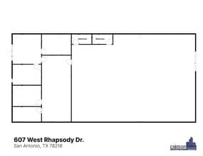 603-609 W Rhapsody Dr, San Antonio, TX à louer Plan d’étage– Image 1 sur 1