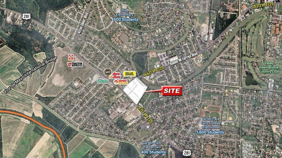 NEC of Ruben M Torres Sr & US-281 blvd, Brownsville, TX à vendre - Photo de l’immeuble – Image 3 sur 5