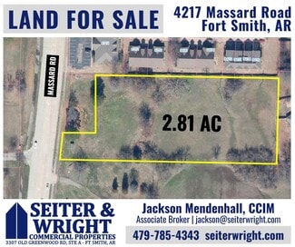 Plus de détails pour 4217 Massard rd, Fort Smith, AR - Terrain à vendre