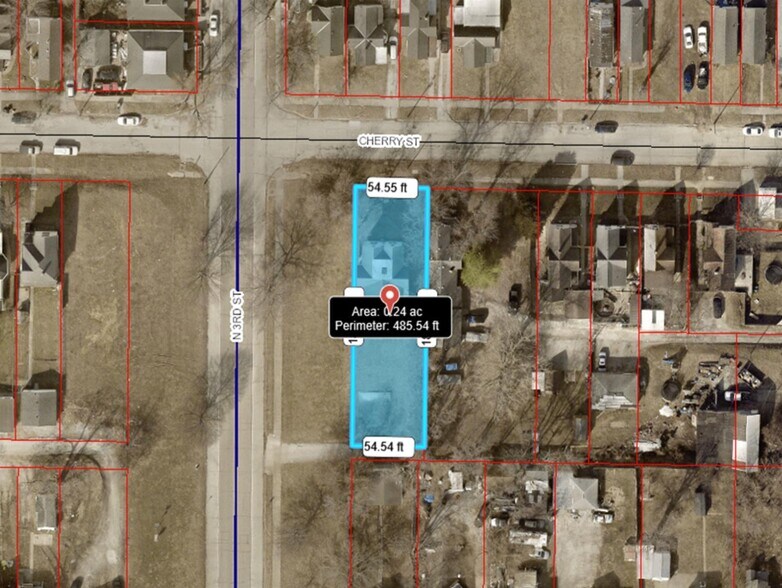 304-306 Cherry St, Quincy, IL à vendre - Aérien – Image 1 sur 3