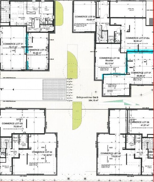 Local commercial dans Pusignan à louer - Plan d’étage – Image 2 sur 4