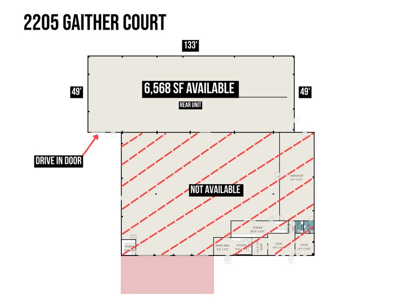 2205 Gathier Ct, High Point, NC à louer - Photo de l’immeuble – Image 3 sur 6