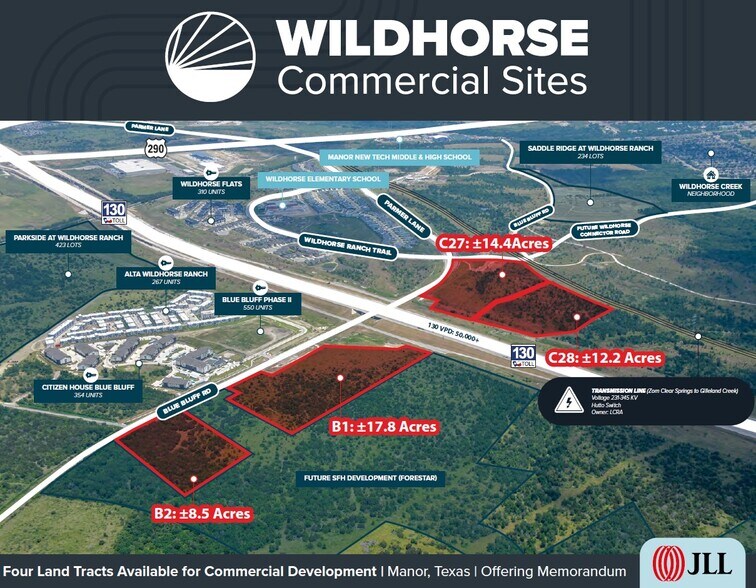 0 Tx Toll Rd, Manor, TX à vendre - Aérien – Image 2 sur 4