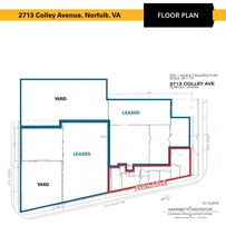 2713 Colley Ave, Norfolk, VA à louer Plan d’étage– Image 1 sur 1