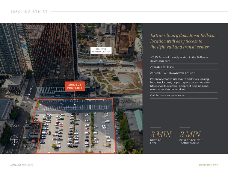 10801 NE 8th St, Bellevue, WA à louer - Photo de l’immeuble – Image 2 sur 5