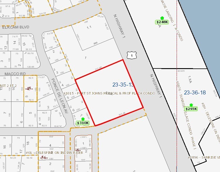 7139 N Highway 1, Cocoa, FL à vendre - Plan cadastral – Image 2 sur 2