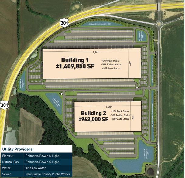 Jamison Corner Rd, Middletown, DE à louer - Plan de site – Image 3 sur 3