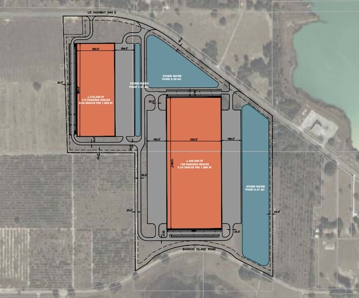 0 US Highway 544 E, Haines City, FL à louer - Plan de site – Image 3 sur 4