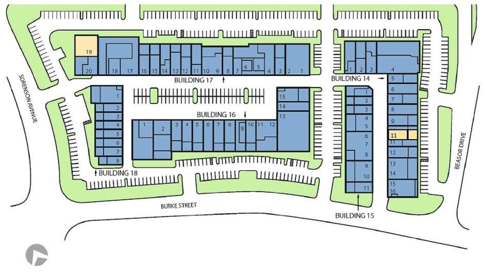 12115 Burke St, Santa Fe Springs, CA à louer - Plan de site – Image 2 sur 15