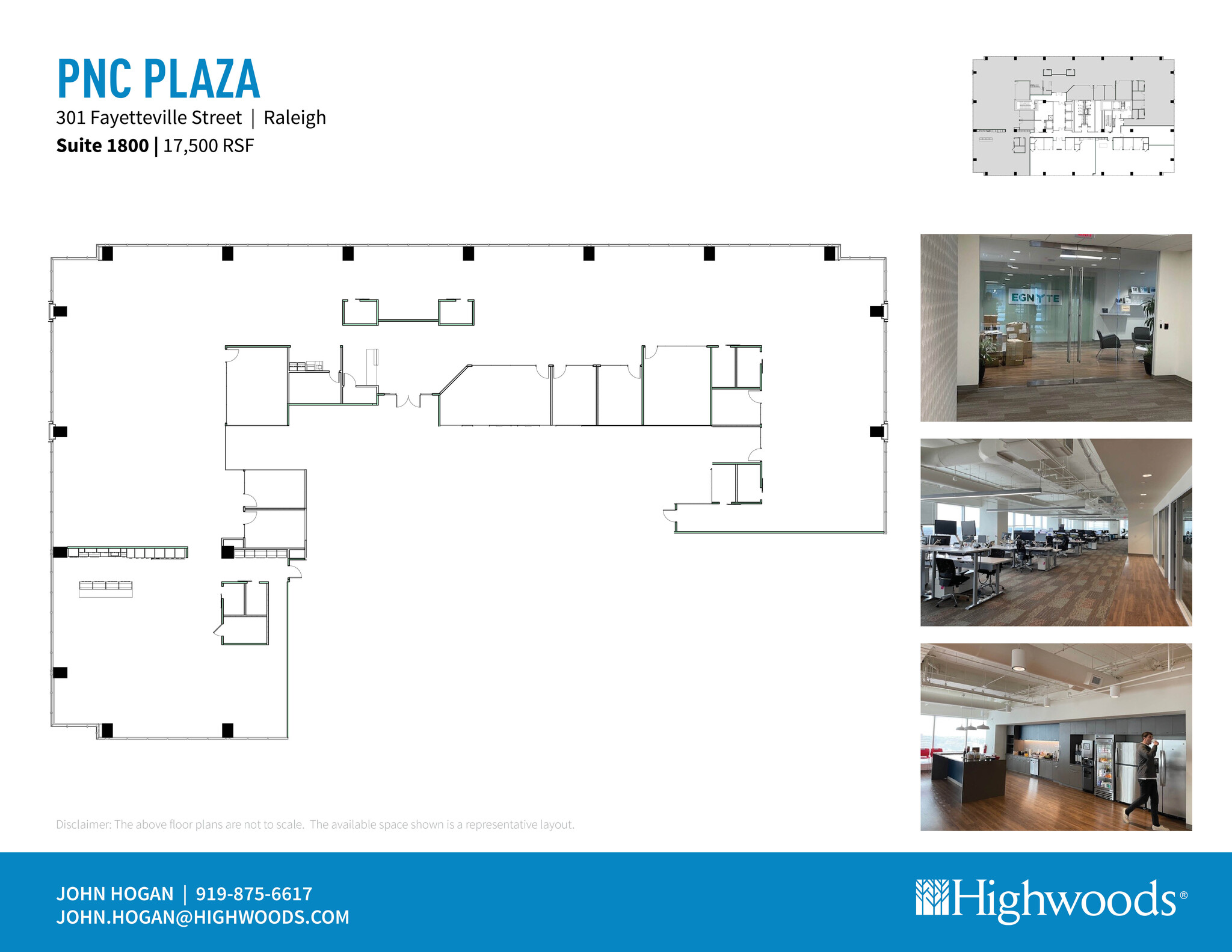 301 Fayetteville St, Raleigh, NC à louer Plan d’étage– Image 1 sur 1