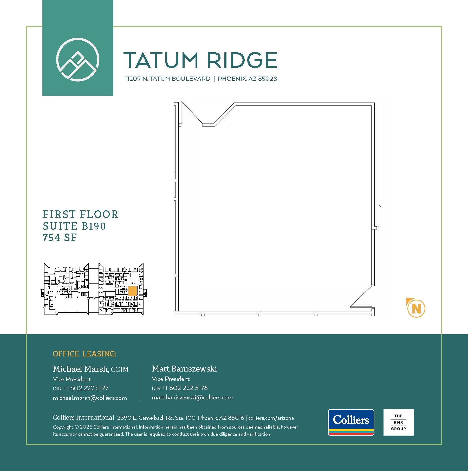 11209 N Tatum Blvd, Phoenix, AZ à louer Plan d’étage– Image 1 sur 1