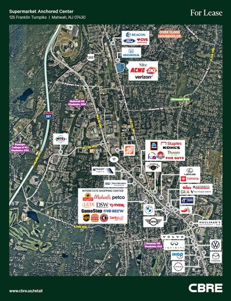 115-117 Franklin Tpke, Mahwah, NJ à louer - Aérien – Image 3 sur 36