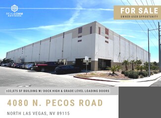 Plus de détails pour 4080 N Pecos Rd, Las Vegas, NV - Industriel/Logistique à vendre
