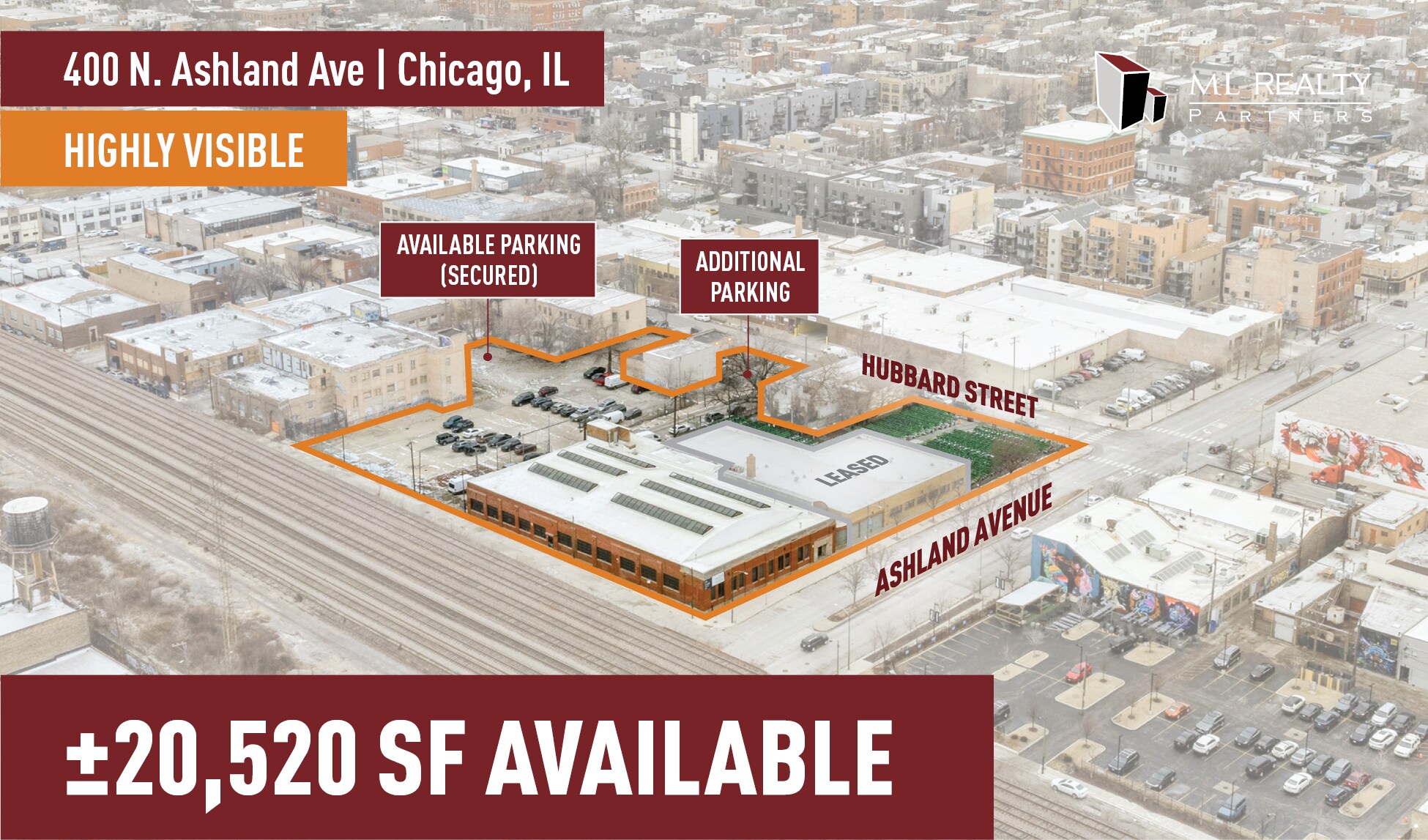 400 N Ashland Ave, Chicago, IL à louer Photo principale– Image 1 sur 8