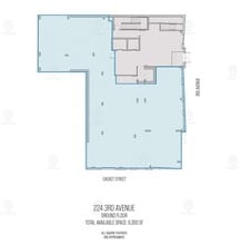 224 3rd Ave, Brooklyn, NY à louer Plan d’étage– Image 1 sur 2