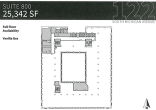 122 S Michigan Ave, Chicago, IL à louer Plan d’étage– Image 1 sur 1