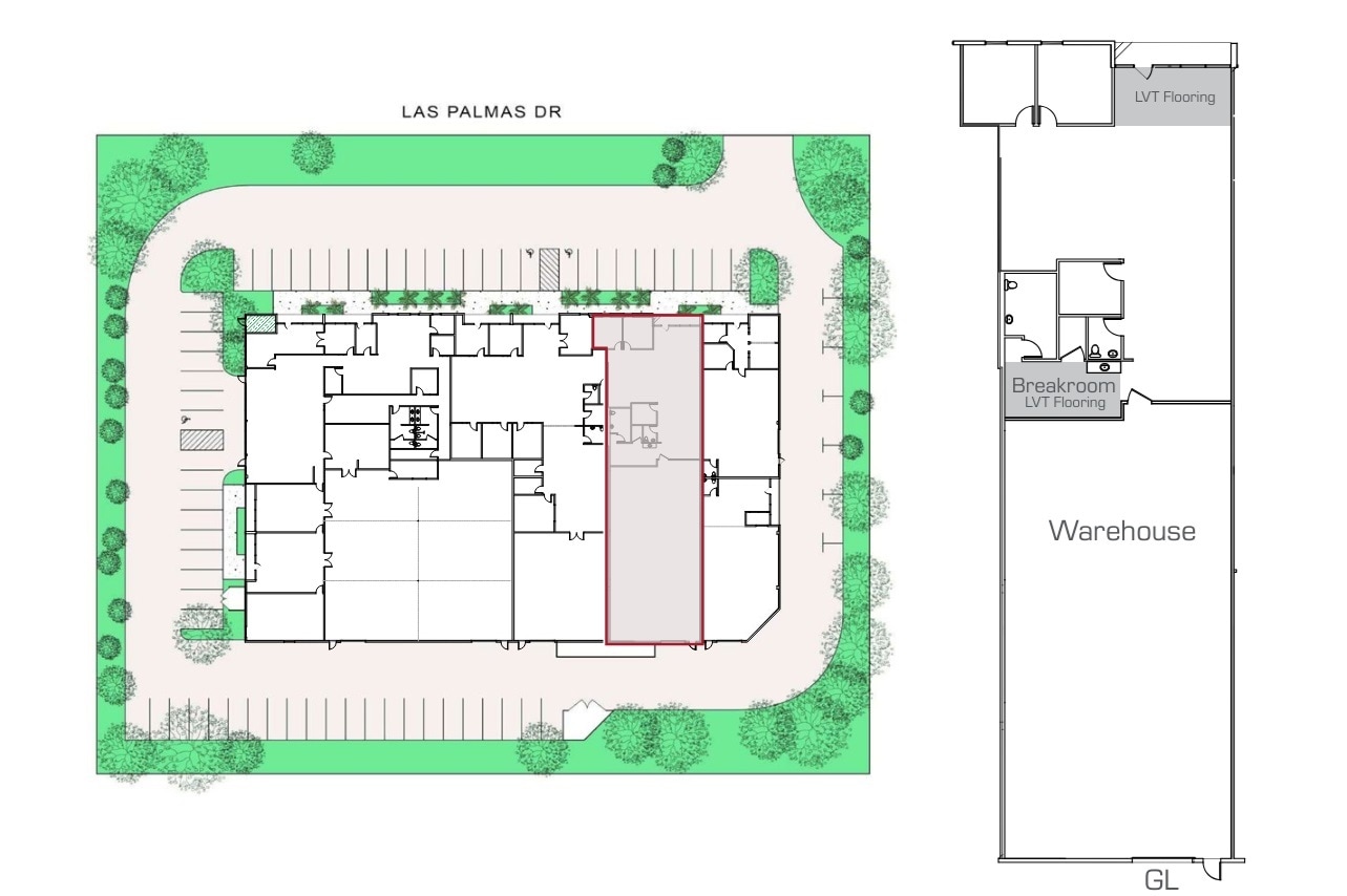 2151 Las Palmas Dr, Carlsbad, CA à louer Plan d’étage– Image 1 sur 1