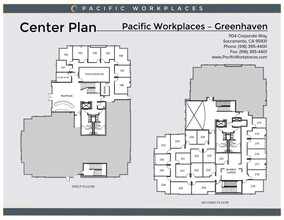 1104 Corporate Way, Sacramento, CA à louer Plan d’étage– Image 2 sur 3