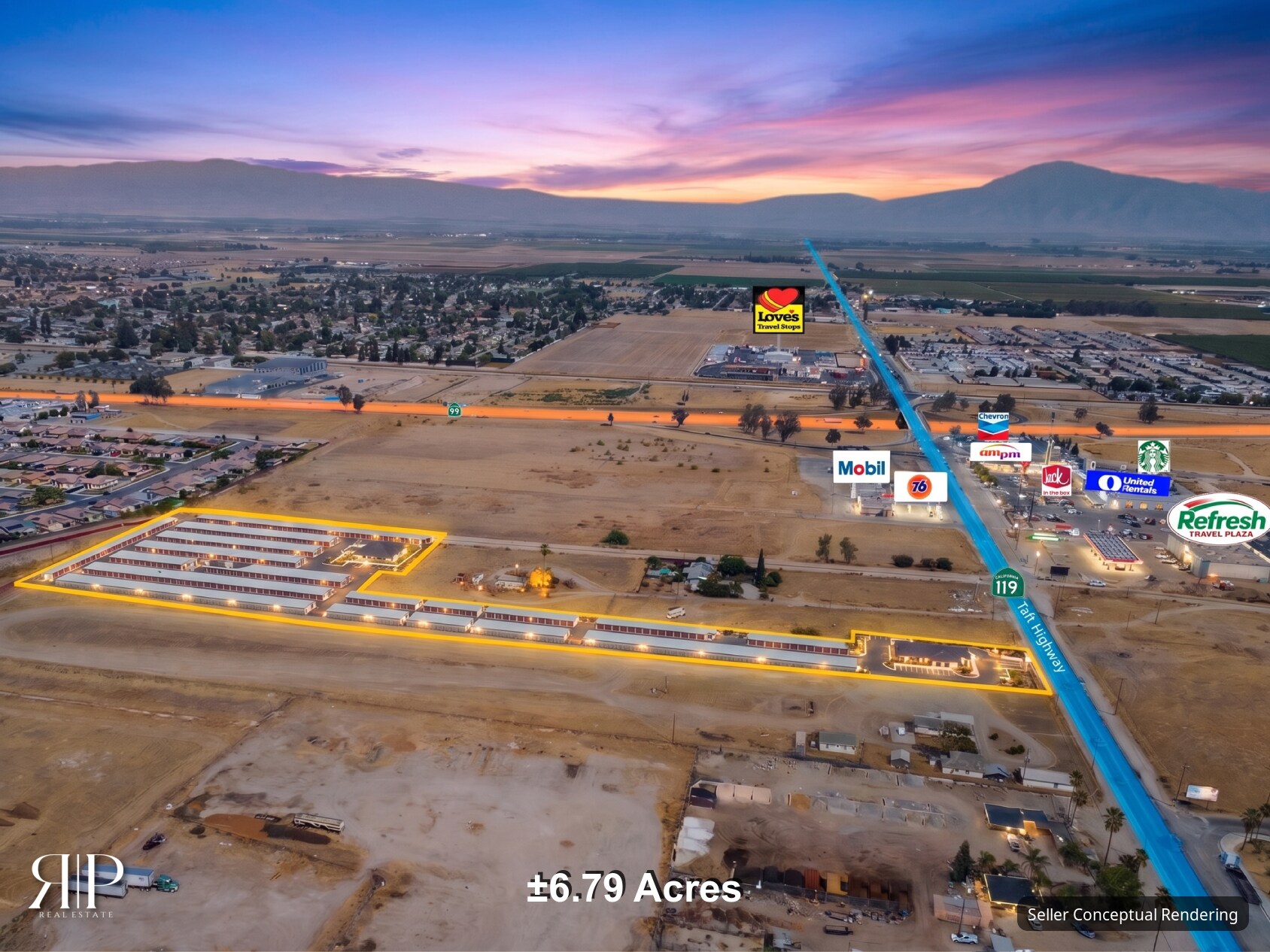 2310 Taft Hwy, Bakersfield, CA à vendre Plan de site– Image 1 sur 10