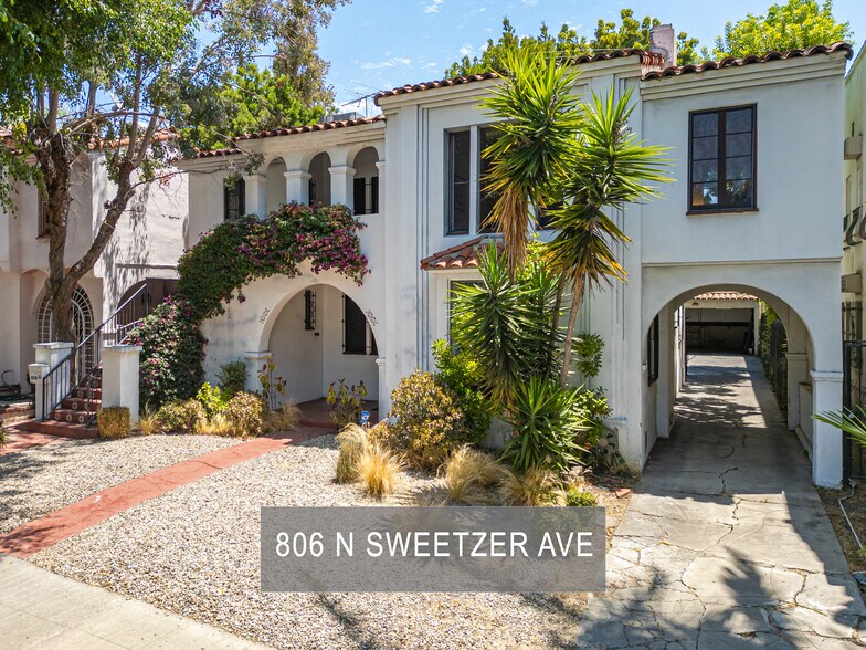 806 N Sweetzer Ave, West Hollywood, CA à vendre - Photo de l’immeuble – Image 2 sur 4