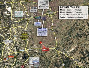 14734 Bois D Arc Ln, Manor, TX - VUE AÉRIENNE  vue de carte