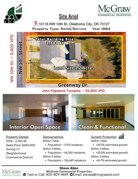 10116 NW 10th St, Oklahoma City, OK à vendre - Photo de l’immeuble – Image 2 sur 6