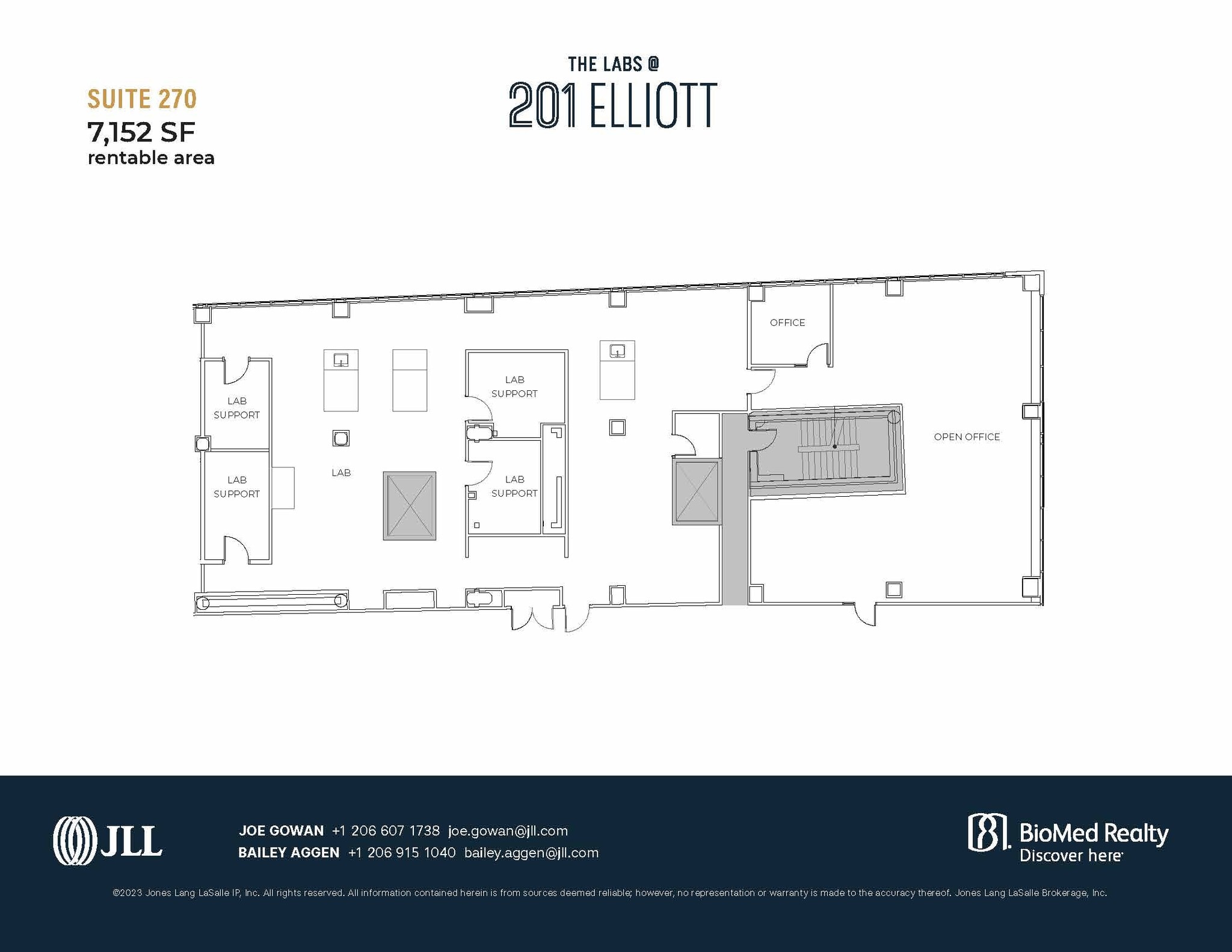 201 Elliott Ave W, Seattle, WA à louer Plan d’étage– Image 1 sur 1