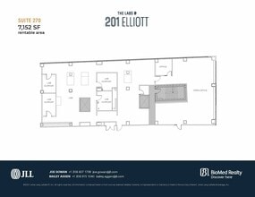 201 Elliott Ave W, Seattle, WA à louer Plan d’étage– Image 1 sur 1