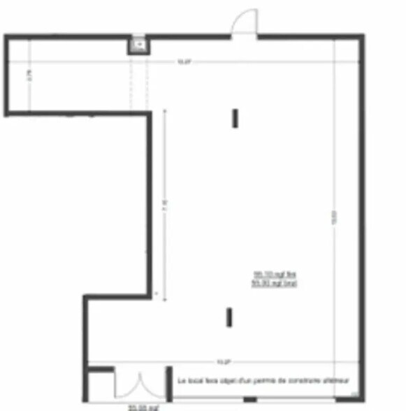 Local commercial dans Sartrouville à vendre - Plan d’étage – Image 3 sur 4