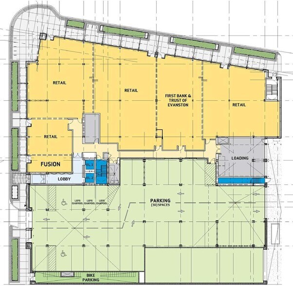847 Chicago Ave, Evanston, IL à louer - Plan de site – Image 3 sur 3