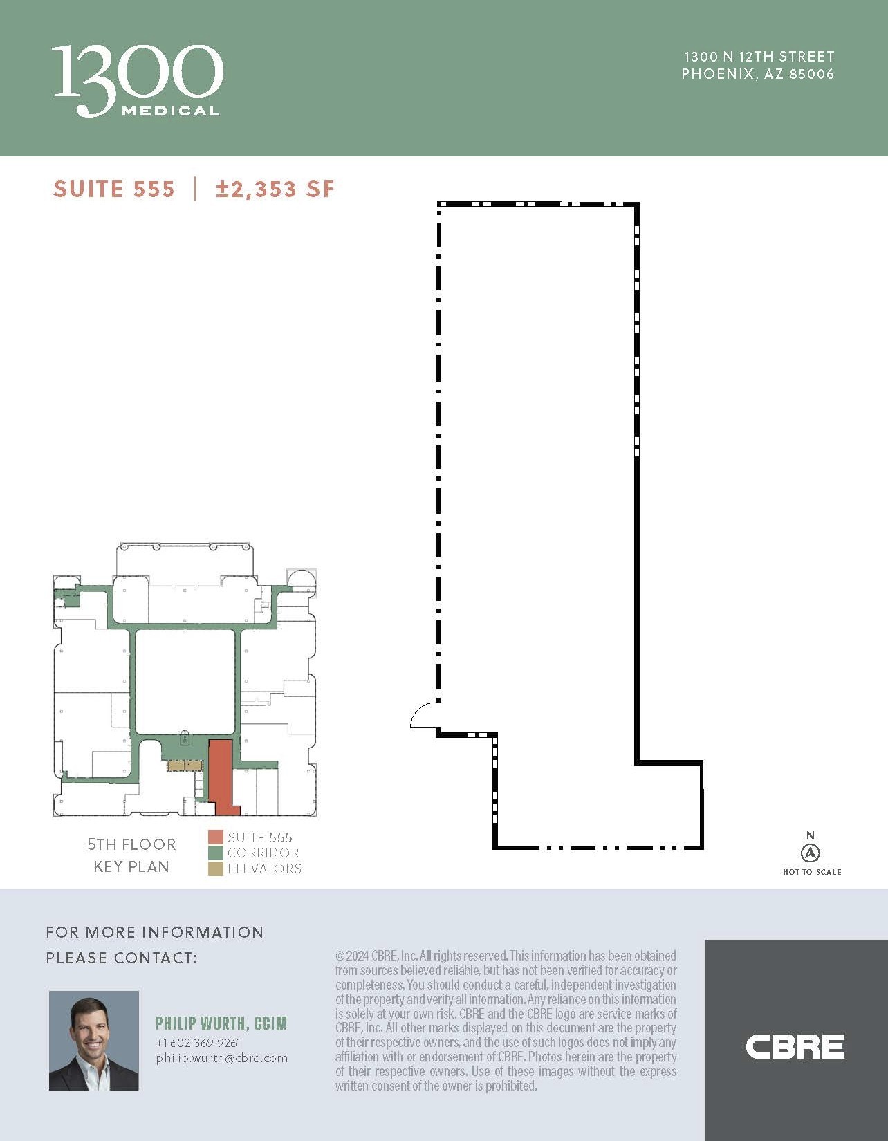 1300 N 12th St, Phoenix, AZ à louer Plan d’étage– Image 1 sur 1