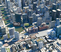 180 N Wacker Dr, Chicago, IL - VUE AÉRIENNE  vue de carte