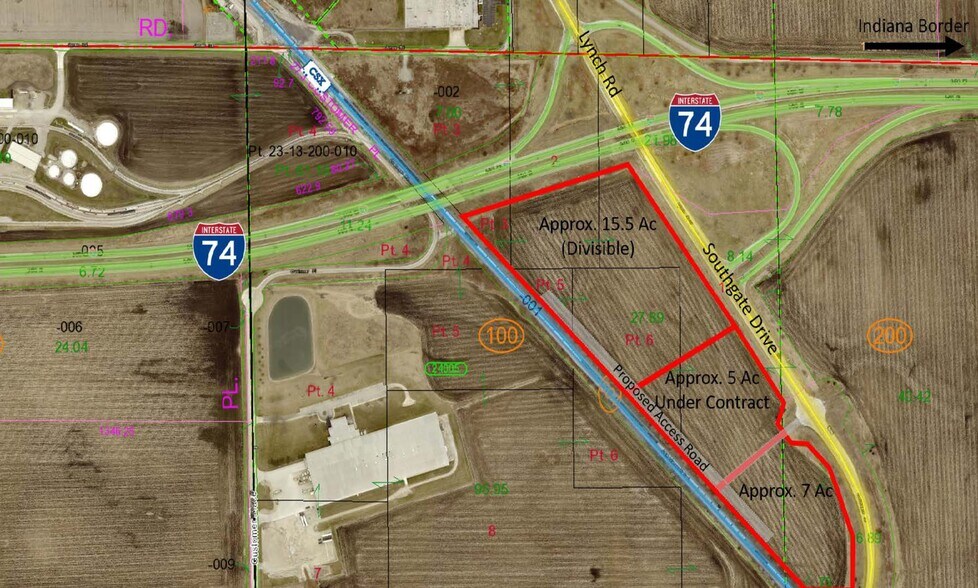Southgate Dr, Danville, IL à vendre - Plan de site – Image 2 sur 2