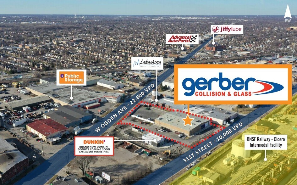 5840 W Ogden Ave, Cicero, IL à vendre - Photo de l’immeuble – Image 2 sur 6
