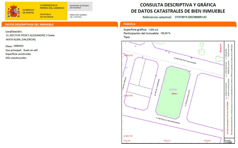 Rector Peset Aleixandre, Miguel Hernandez, Albal, Valencia à vendre - Photo de l’immeuble – Image 2 sur 18