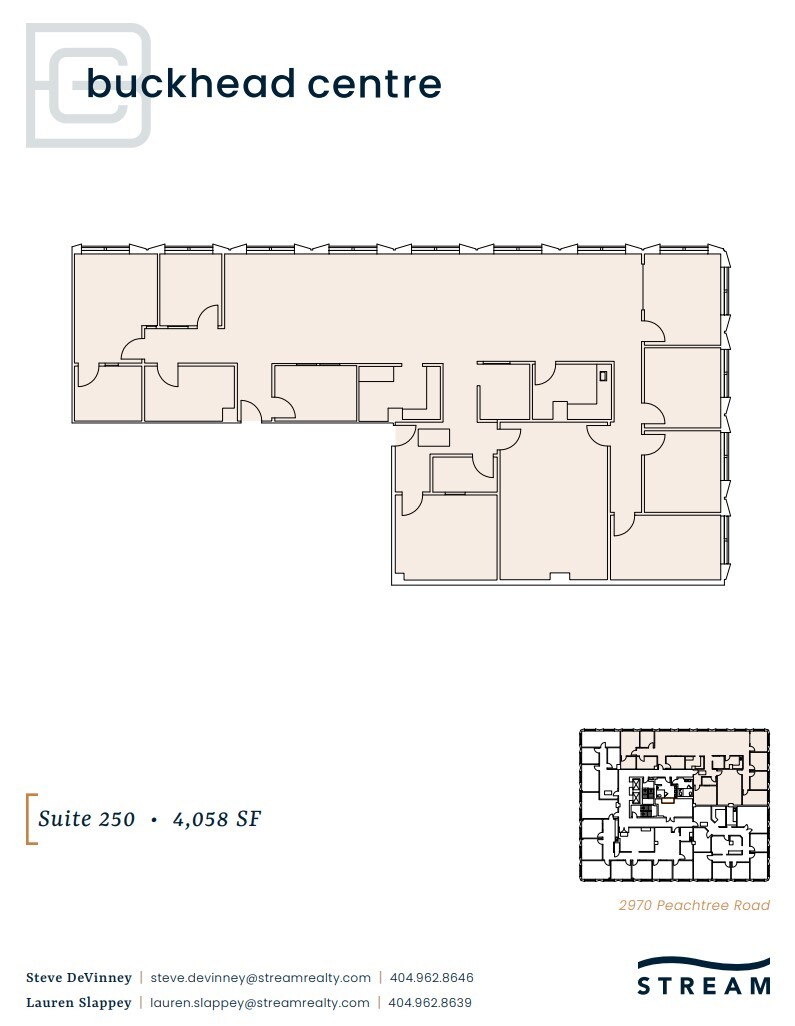 2970 Peachtree Rd NW, Atlanta, GA à louer Plan d’étage– Image 1 sur 1