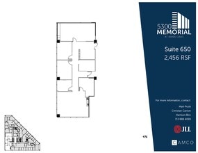 5300 Memorial Dr, Houston, TX à louer Plan d’étage– Image 1 sur 1