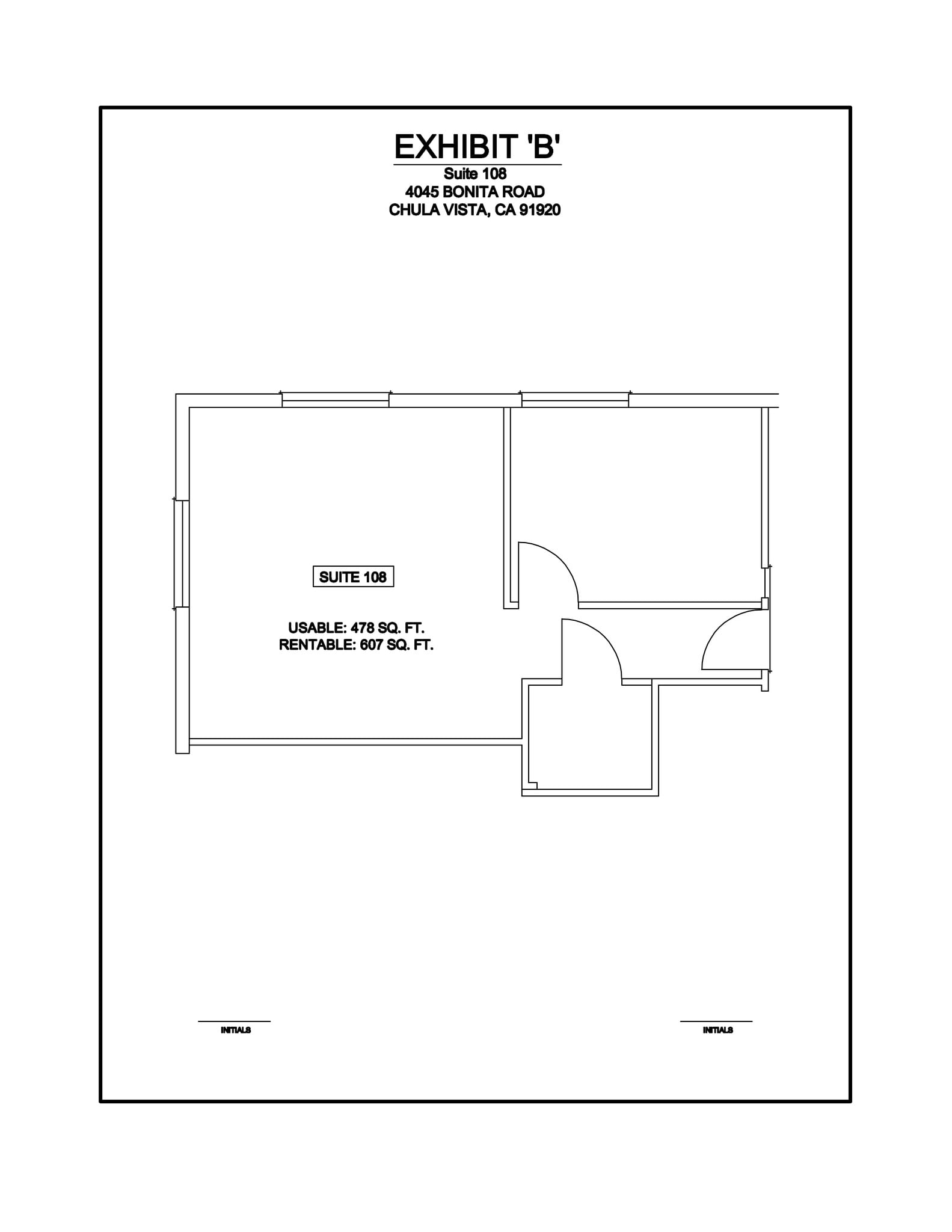 4045 Bonita Rd, Bonita, CA à louer Plan de site– Image 1 sur 1