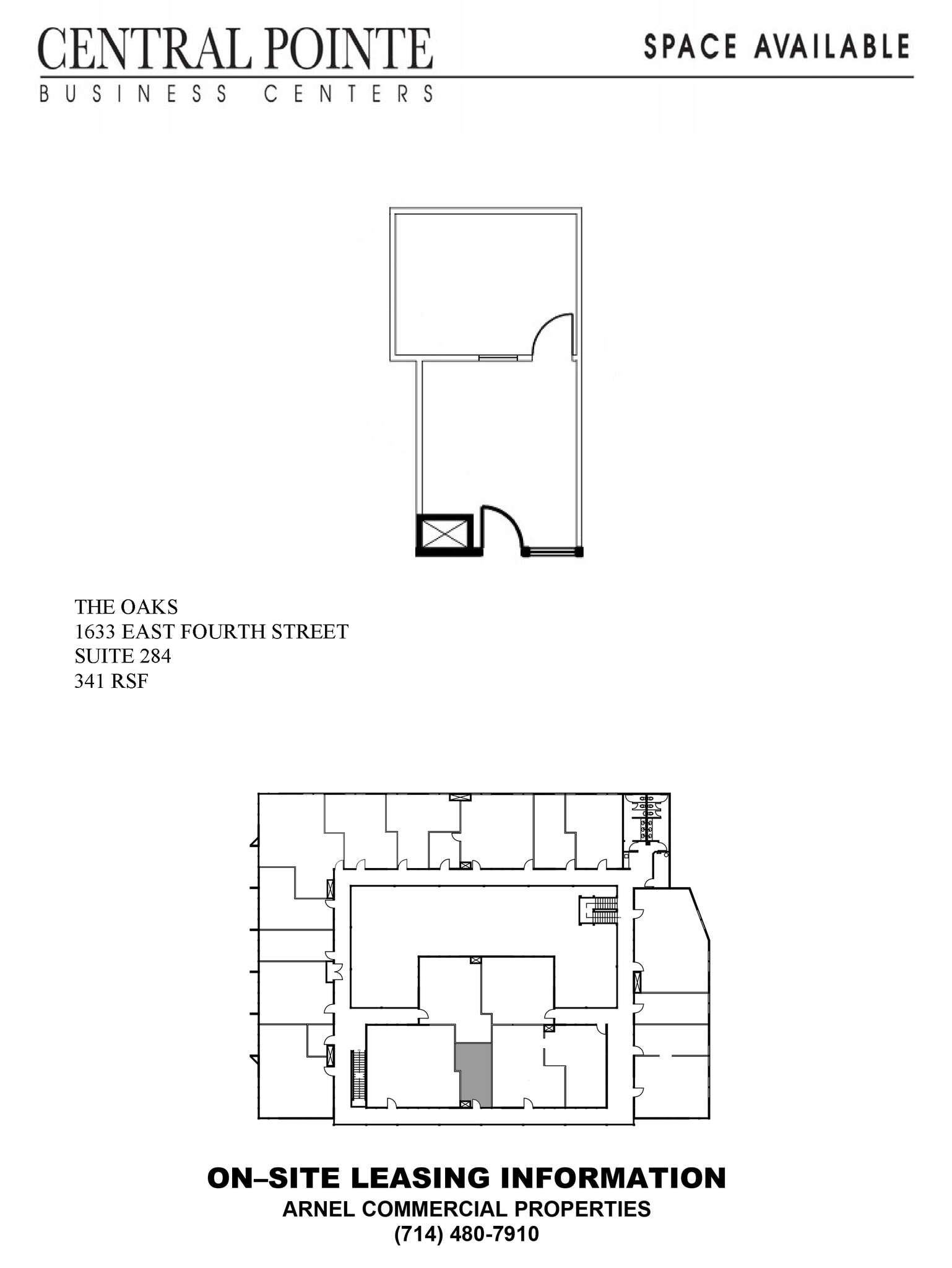 1633 E 4th St, Santa Ana, CA à louer Plan d’étage– Image 1 sur 1