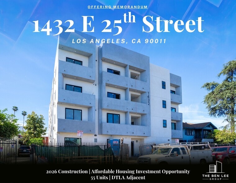 1432 E 25th St, Los Angeles, CA à vendre - Photo principale – Image 1 sur 20