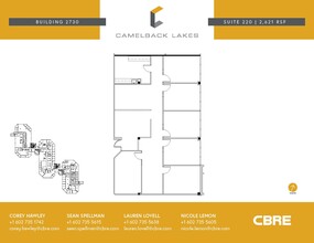 2850 E Camelback Rd, Phoenix, AZ à louer Plan d’étage– Image 1 sur 1